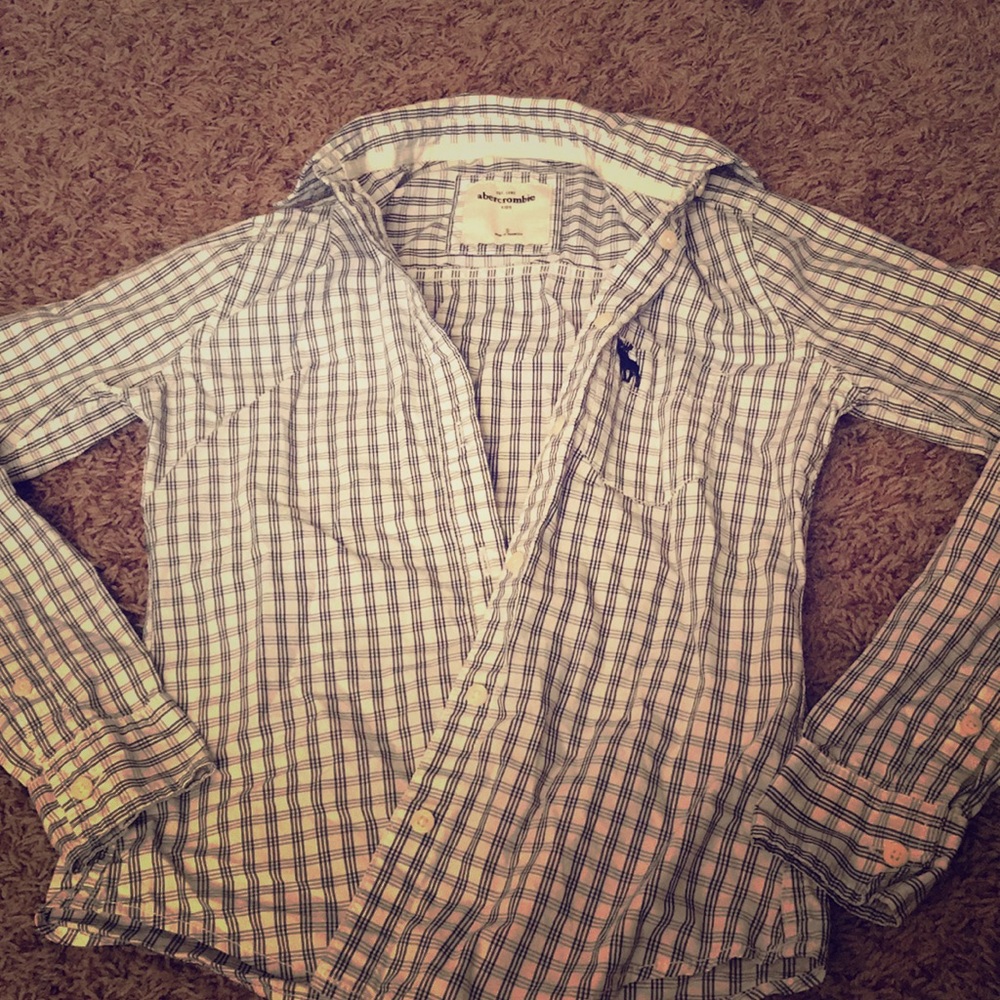 Abercrombie kids button down shirt